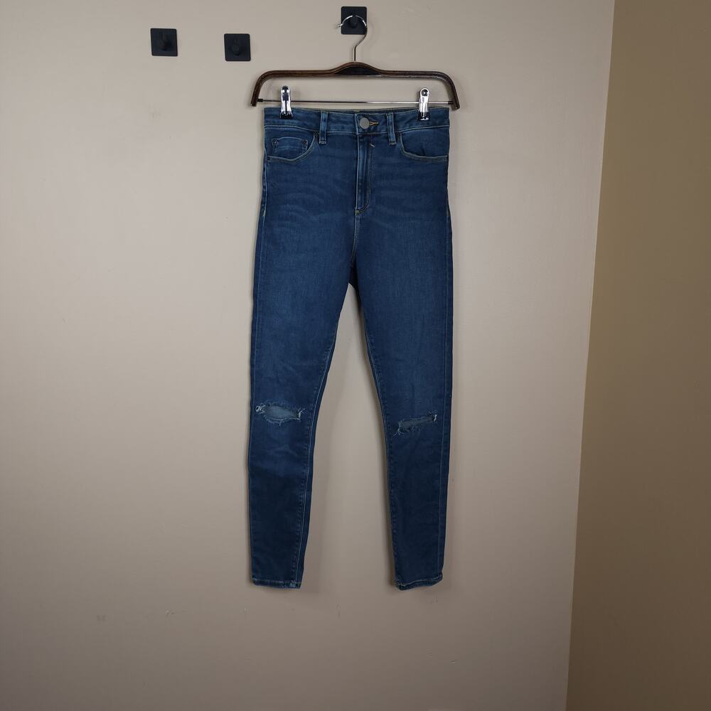 ASOS I SAW IT FIRST CUT-OUT SKINNY JEANS SIZE 26
